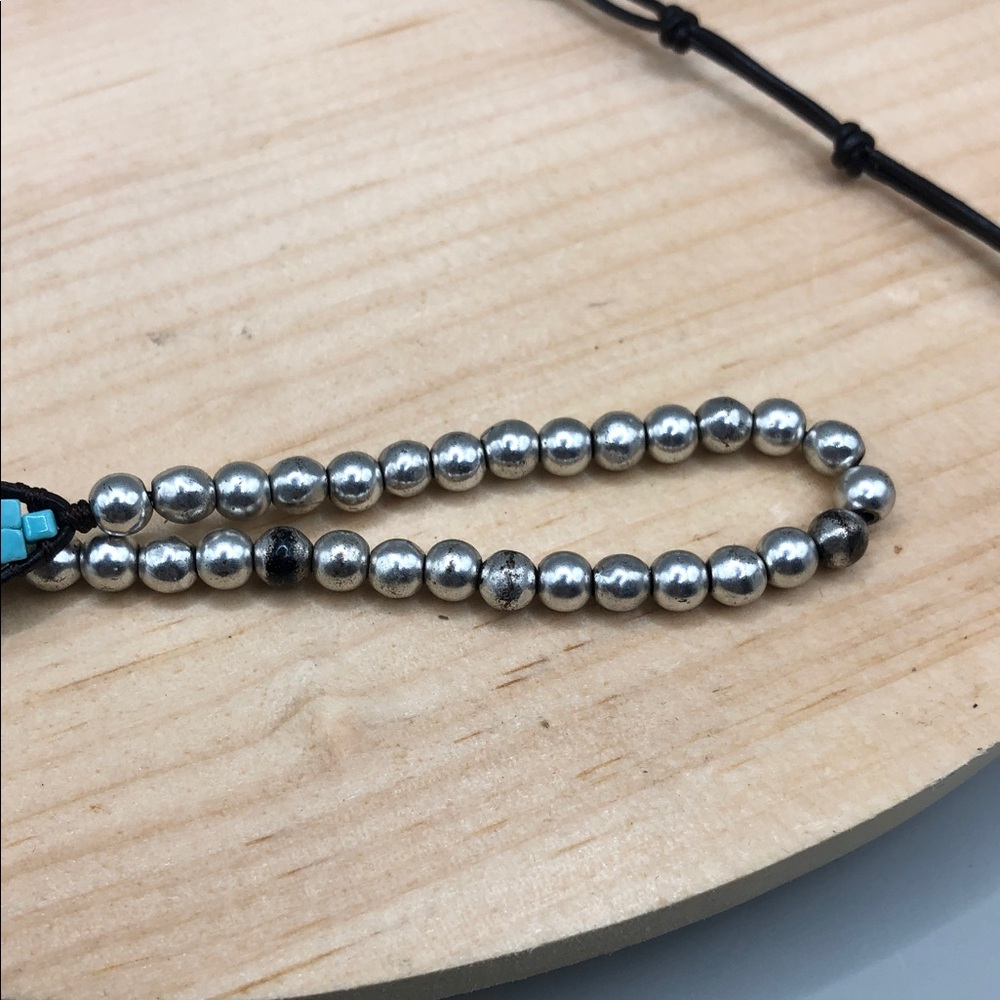 Lucky brand beaded long wrap bracelet turquoise look tree of life charm bundle. - Picture 6 of 6